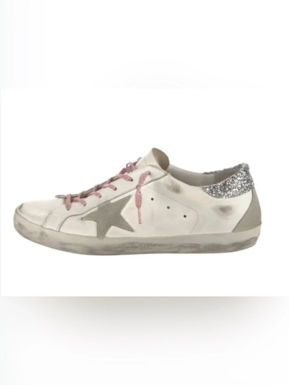 GOLDEN GOOSE Superstar Glitter Sneakers limited private edition size 38